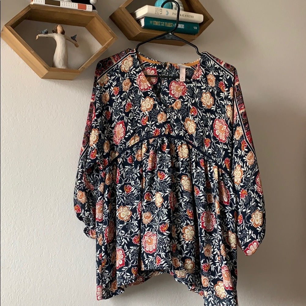 Knox Rose Floral Tunic Top